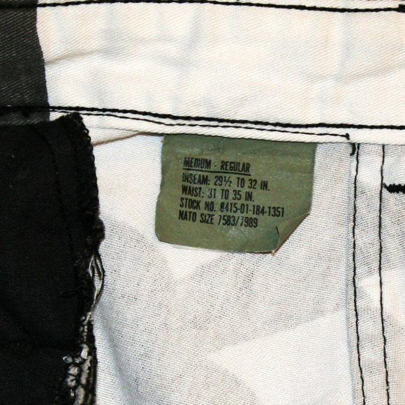 Mens Gray Camo Pants-Excellent Condition but with some "Character." - Picture 2 of 9